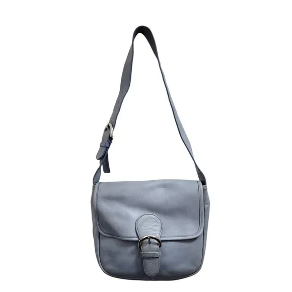 Coach Vintage - UNEVEN Color Soho Bedford Flap Bag 4164 - Periwinkle, Adjustable - Picture 2 of 16
